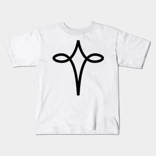 Silver Alchemy Symbol Kids T-Shirt